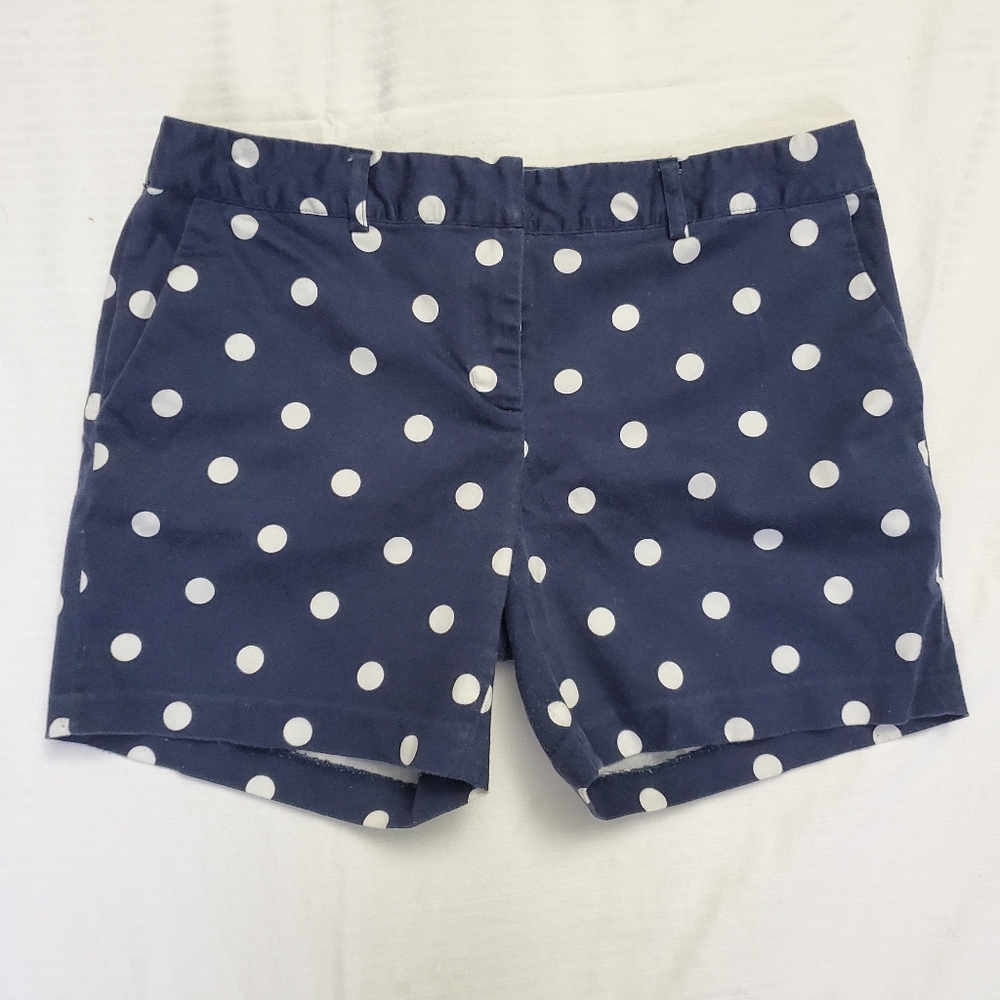 Michael Kors Navy w/ White Polka Dot Shorts